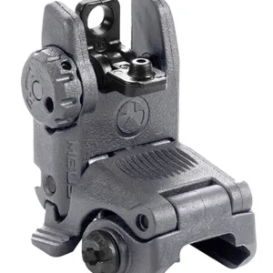 Magpul MAG248-GRY MBUS Sight Rear  Stealth Gray Folding for AR-15/M16