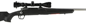 Savage Arms 57289 Axis XP 6.5 Creedmoor 4+1 22", Matte Stainless Barrel/Rec, Black Synthetic Stock, Includes Weaver 3-9x40mm Scope