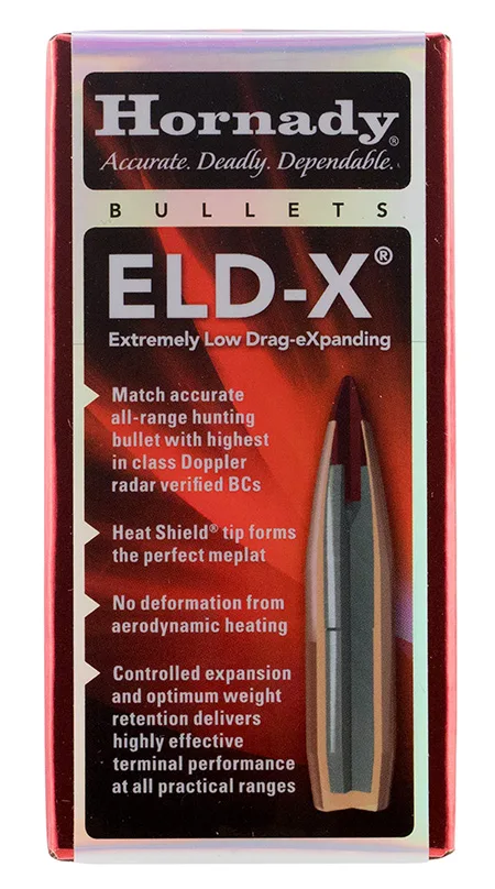 Hornady 2635 ELD-X 6.5mm .264 143 gr Extremely Low Drag-eXpanding
