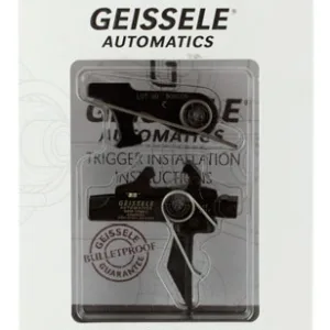Geissele Automatics 05167 SD-E  Two-Stage Flat Trigger with 2.90-3.80 lbs Draw Weight & for AR-15/AR-10