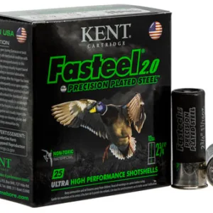 Kent Cartridge K122FS303 Fasteel 2.0  12 Gauge 2.75" 1 1/16 oz 3 Shot 25 Per Box 10 Cs