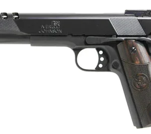 Iver Johnson Arms EAGLEXL10 1911 Eagle XL  10mm Auto 6" 8+1 Matte Blued Black Cerakote Ported Long Slide Diamondwood Walnut with Integrated Logo Grip Adj Sights
