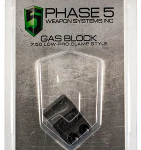 Phase 5 Weapon Systems LOPROGAS Lo-Pro Gas Block Mag Phosphate 4140 Chromoly Steel