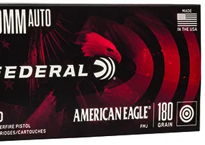 Federal AE10A American Eagle Handgun 10mm Auto 180 gr Full Metal Jacket 50 Per Box 20 Cs