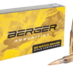Berger Bullets 30020 Tactical Rifle 260 Rem 130 gr Hybrid Open Tip Match 20 Per Box 10 Cs