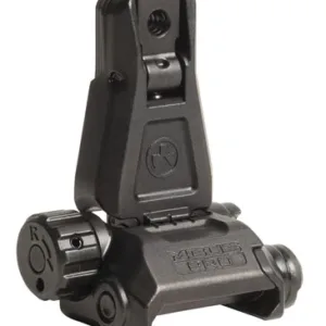 Magpul MAG276-BLK MBUS Pro Sight Rear Rear Sight Black Folding for AR-15