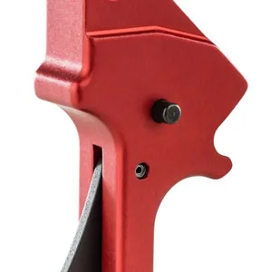 Apex Tactical 100055 Forward Set Sear & Trigger Kit Flat Trigger with 3-4 lbs Draw Weight & Red Finish for S&W M&P
