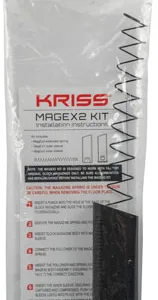 Kriss USA KVAMX2K45BL00 Mag-Ex2 Extension Kit Extended 45 ACP 30 Compatible w/ Glock 21 Gen3-5 13rd Magazines Black Polymer
