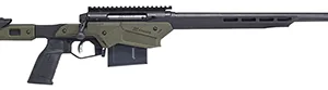 Savage Arms 57550 Axis II Precision 243 Win 10+1 22", Matte Black Barrel/Rec, OD Green Adjustable MDT Aluminum Chassis, Polymer Grip