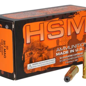 HSM 35723N Pro Pistol  357 Mag 158 gr Jacketed Hollow Cavity 50 Per Box 10 Cs