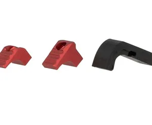 Strike Industries G4MAGRELEASERED Modular Magazine Release  Compatible w/Most Glock Gen4-5, Red Aluminum