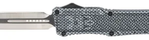 CobraTec Knives LCFCTK1LDAGNS CTK-1  Large 3.75" OTF Dagger Plain D2 Steel Blade/Carbon Fiber Aluminum Handle Features Glass Breaker Includes Pocket Clip