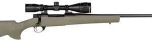 Howa HGP2300G M1500 Gamepro Gen2 300 Win Mag 3+1 24" Threaded Barrel, Blued Metal Finish, Green Fixed Hogue Pillar-Bedded Overmolded Stock, Includes GamePro 4-12x40mm Scope