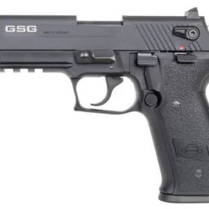 GSG GERG2210FF FireFly  22 LR 10+1 4" All Black Steel Barrel, Serrated Slide, Black Zinc Alloy w/Accessory Rail Frame, Black Polymer Grip