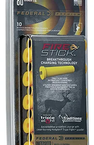 Federal PMZFS80T8 Premium Fire Stick Muzzleloader 50 Cal Caliber 80 gr