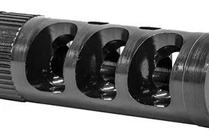GrovTec US Inc GTHM316 G-Comp Muzzle Compensator Black Nitride Steel with 5/8"-24 tpi Threads for 308 Cal