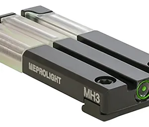 Meprolight USA 631053108 FT Bullseye Rear Sight  Black | Green Tritium/Fiber Optic