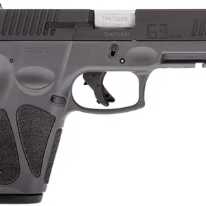 Taurus 1-G3B941G-15 G3  9mm Luger Caliber with 4" Barrel, 15+1 Capacity, Gray Finish Picatinny Rail Frame, Serrated Matte Black Steel Slide & Polymer Grip Includes 2 Mags