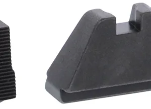 AmeriGlo GL507 Optic Compatible Sight Set for Glock  Black | 5XL Tall Black Front Sight 5XL Tall  Black Rear Sight
