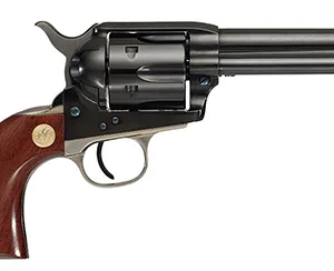 Cimarron MP410B1401 Pistoleer  45 Colt (LC) 6 Shot 4.75" Blued Steel Barrel, Cylinder & Frame, Wide Front Sight, Nickel-Plated Back Strap & Trigger Guard, Walnut Grip