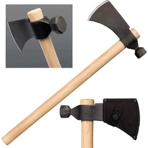 Cold Steel CS90RH Rifleman's Hawk 3.50" Blade 1055 Carbon Steel Blade American Hickory Handle 22" Long Tomahawk