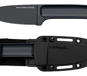 Cold Steel CS36MG Drop Forged Hunter 4" Fixed Plain Gray Powder Coated 52100 High Carbon Steel Blade 4.63" Includes Sheath