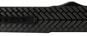 Templar Knife SAHBG32 Premium Lightweight Small 3" OTF Drop Point Plain Black Oxide Stonewashed Powdered D2 Steel Blade/4.50" Black Herringbone Anodized Aluminum Handle