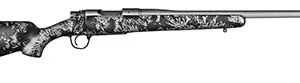 Christensen Arms 8010108200 Mesa FFT 308 Win 4+1 20" Threaded Barrel, Tungsten Gray Cerakote, Black with Gray Webbing Stock