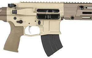 Maxim Defense MXM50800 PDX 505-SPS 7.62x39mm Caliber with 5.50" Barrel, 20+1 Capacity, Arid Brown Metal Finish, Arid Brown Polymer Grip