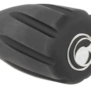 Christensen Arms 8100001900 Tactical Bolt Knob Black with White Logo Hardcoat Anodized Aluminum
