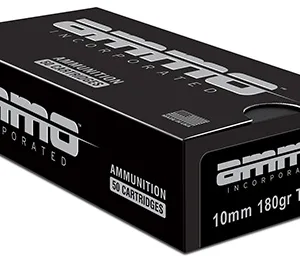 Ammo Inc 10180TMCA50 Signature  10mm Auto, 180 gr Total Metal Case, 50 Per Box/20 Cs