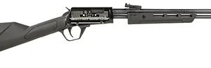 Rossi RP22181SYEN07 Gallery  Full Size 22LR 15+1, 18" Polished Black Steel Barrel, Polished Black w/Engraving Steel Receiver, Black Fixed Stock, Right Hand