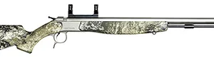 CVA PR2040S Optima V2 50 Cal 209 Primer 26" Fluted, Matte Stainless Barrel/Rec, Realtree Excape Stock, Quick-Release Breech Plug, Fiber optic Sights