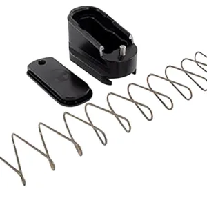 Shield Arms G43ME2BLK Magazine Extension  +2 Extended 2rd Compatible w/Glock 43, Black Anodized Aluminum