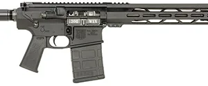 Diamondback DB1222C001 DB10  308 Win 20+1 13.50", Black, Carbon Lower, 9" M-LOK Handguard, Black Padded Buffer Tube/Magpul Grip