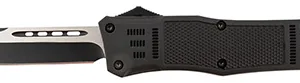 Steel River Knives T620BDP Spartan  3.75" Drop Point Black/Silver 440C SS Blade 5.5" Aluminum Zinc Alloy Handle
