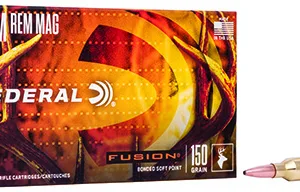 Federal F7RFS1 Fusion  7mm Rem Mag 150 gr Fusion Soft Point 20 Per Box 10 Cs