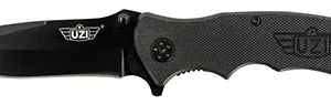Uzi Accessories UZKFDR006 UZI Responder VI Black, Stainless-Steel Blade