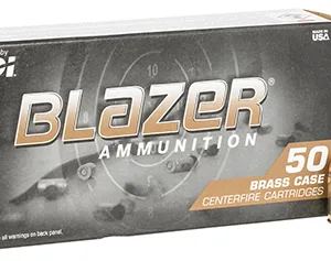 CCI 5202 Blazer Brass Handgun 380 ACP 95 gr Full Metal Jacket 50 Per Box 20 Cs