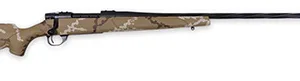 Weatherby VHH306SR6B Vanguard Outfitter 30-06 Springfield 5+1 24" Threaded/Spiral Fluted, Graphite Black Barrel/Rec, Tan with Brown & White Sponge Synthetic Stock, Accubrake Muzzle Brake, Adj. Trigger