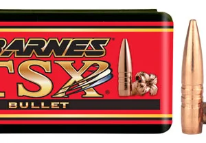 Barnes Bullets 30351 TSX  30 Cal .308 168 gr TSX Boat Tail 50 Per Box