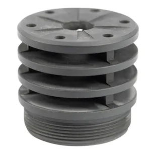 SilencerCo AC2081 Bravo Anchor Brake 458 Caliber Black Aluminum