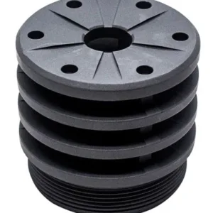 SilencerCo AC2022 Bravo Anchor Brake 30 Cal 7075-T6 Aluminum Black