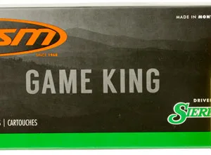 HSM 24317N Game King  243 Win 100 gr Sierra GameKing Spitzer Boat Tail 20 Per Box 25 Cs