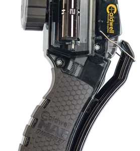 Caldwell 110002 Mag Charger Universal Loader Double & Single Stack Style made of Polycarbonate with Black Finish for Multi-Caliber Pistols
