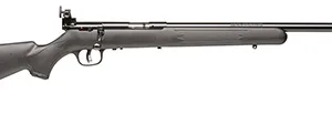 Savage Arms 28800 Mark II FVT 22 LR Caliber with 5+1 Capacity, 21" Barrel, Matte Blued Metal Finish, Matte Black Synthetic Stock & AccuTrigger Right Hand (Full Size)
