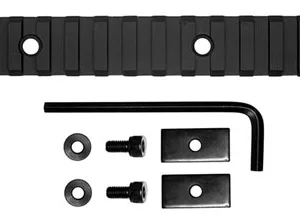 GrovTec US Inc GTSW191 M1913 Picatinny Rail  AR Platform 6" 15 Slot Black Aluminum