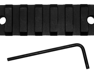 GrovTec US Inc GTSW228 M1913 Picatinny Rail  KeyMod 3" Black Anodized 7 Slot Aluminum