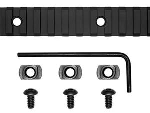 GrovTec US Inc GTSW239 M1913 Picatinny Rail  Rifle AR-Platform M-Lok 6" 15 Slot Black Anodized Aluminum