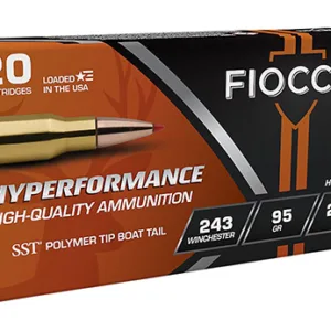 Fiocchi 243HSB Hyperformance  243 Win 95 gr Super Shock Tip 20 Per Box 10 Cs